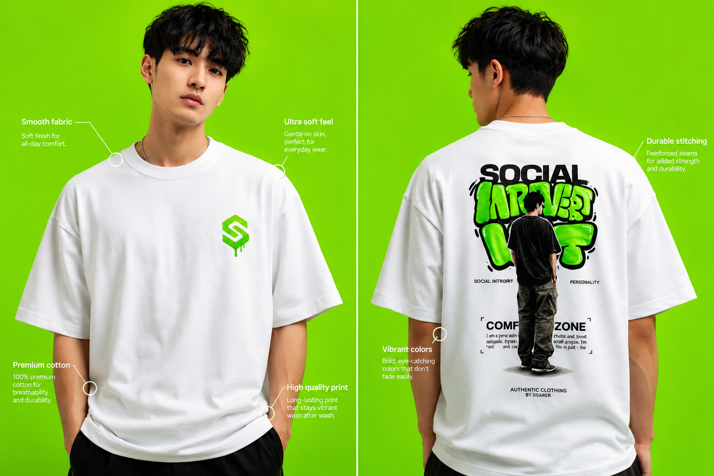 Unisex Terry Oversized Tee