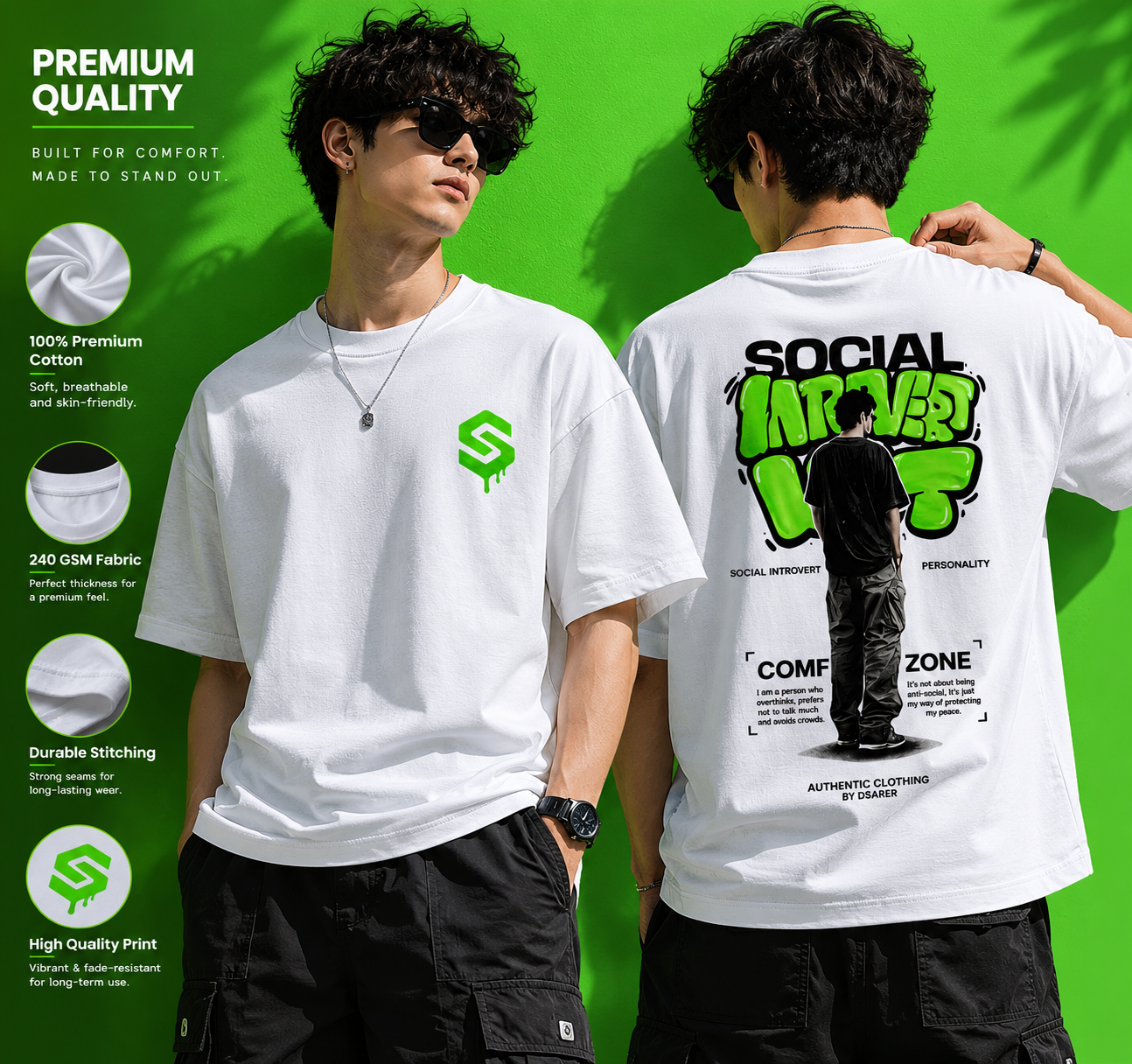 Unisex Terry Oversized Tee