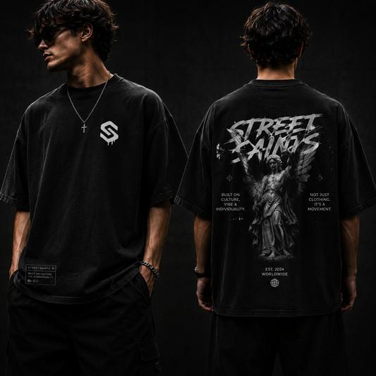 Street Saints™ Dark Angel Oversized Tee